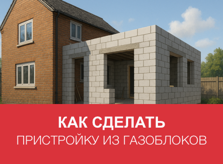 Переоборудование старого дома: пристройка из газоблоков в Республике Карелия